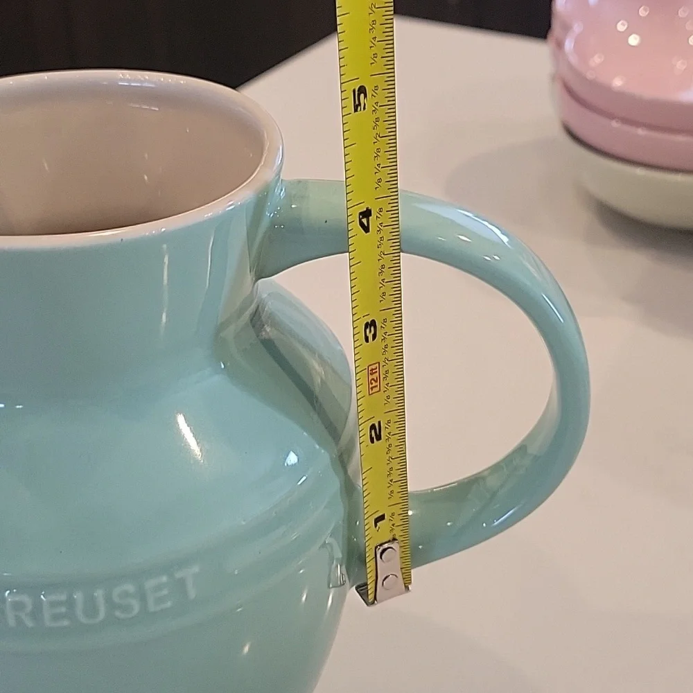 Large Le Creuset Cool Mint Pitcher
